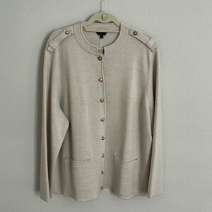 Talbots sweater jacket